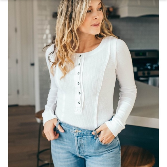 Free People Tops - Free People Intimate Frankie Henley Thong Bodysuit